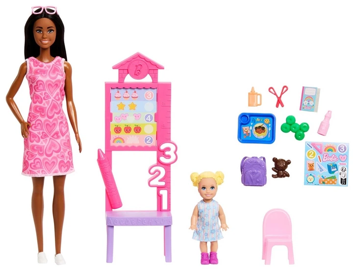 Лялька Mattel Barbie Careers You Can Be Anything —  Вчителька з дитиною (JMK17) (194735378708) - зображення 2
