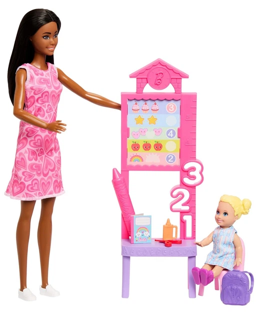 Лялька Mattel Barbie Careers You Can Be Anything —  Вчителька з дитиною (JMK17) (194735378708) - зображення 3