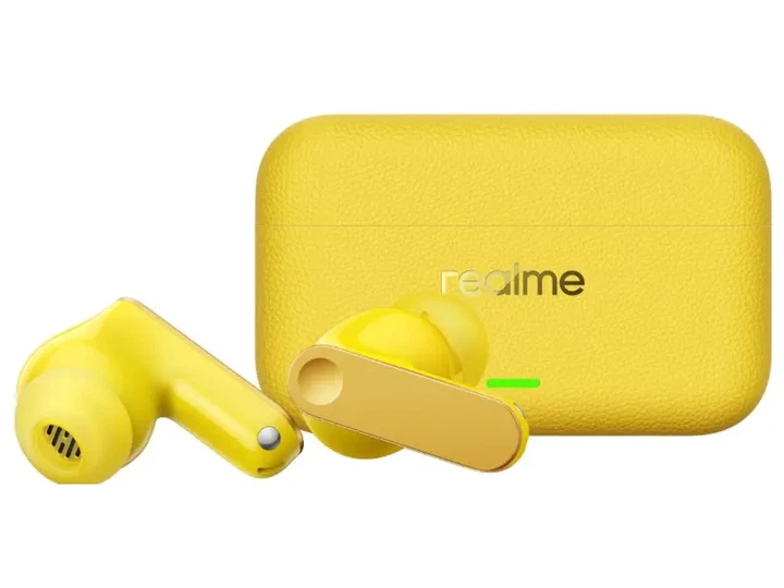 Навушники із мікрофоном Realme Buds T500 PRO Yellow - зображення 4