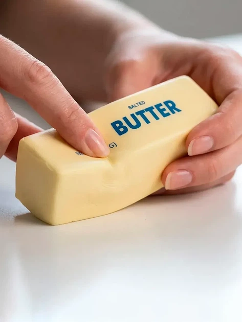 Сливочное масло сквиш 13см Butter игрушка антистресс кусок сливочного масла баттер сквиш - изображение 2