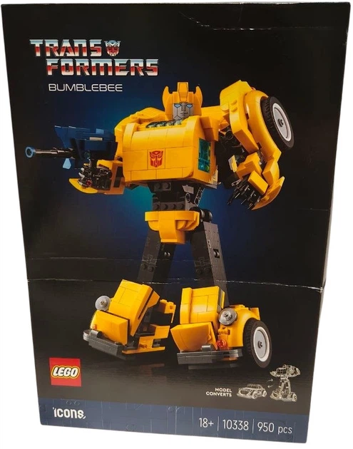 Zestaw klocków LEGO Icons Bumblebee 950 elementów (10338) (955555916381955) - Outlet - obraz 7