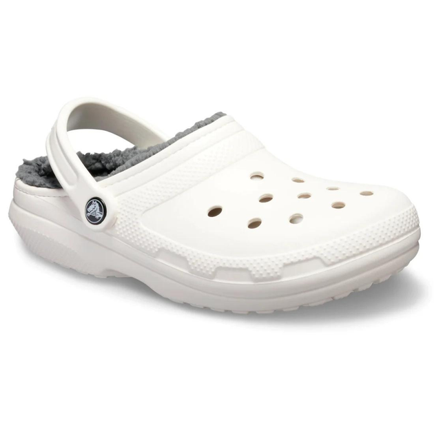 Зимові сабо Crocs Classic Lined Clog 42 р 27-27.5 см Білі 203591 M9/W11 White - Фото 2 Зимові сабо Crocs Classic Lined Clog 42 р 27-27.5 см Білі 203591 M9/W11 White - зображення 2