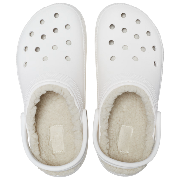 Зимові сабо на високій платформі Crocs Classic Platform Lined Clog 38-39 р 24.3-24.8 см Білі 207938 M6/W8 White - Фото 4 Зимові сабо на високій платформі Crocs Classic Platform Lined Clog 38-39 р 24.3-24.8 см Білі 207938 M6/W8 White - зображення 4