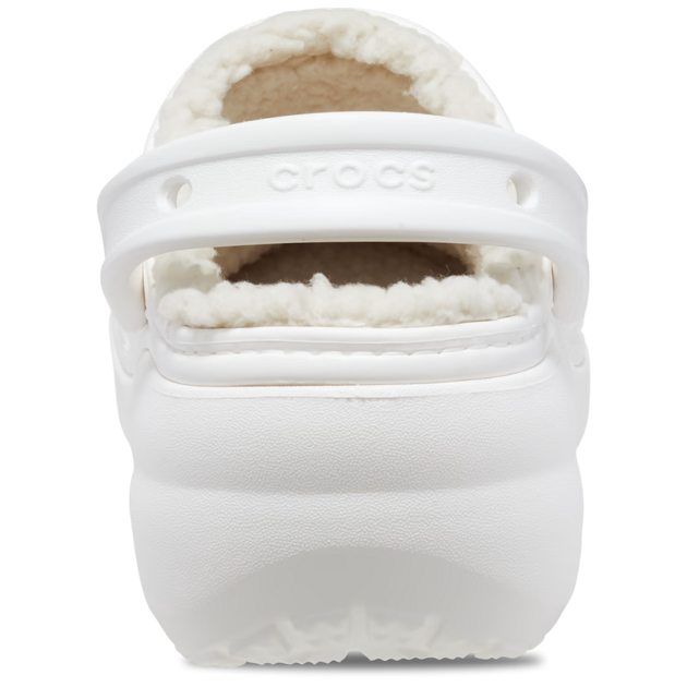 Зимові сабо на високій платформі Crocs Classic Platform Lined Clog 38-39 р 24.3-24.8 см Білі 207938 M6/W8 White - Фото 5 Зимові сабо на високій платформі Crocs Classic Platform Lined Clog 38-39 р 24.3-24.8 см Білі 207938 M6/W8 White - зображення 5