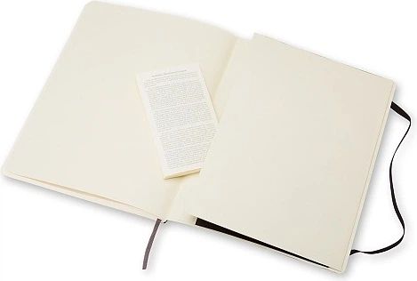 Notes Moleskine Classic XL Czarny gładki 19 x 25 cm 192 strony (9788883707261) - obraz 3