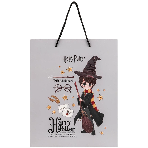 Пакет бумажный подарочный Kite Harry Potter HP26-266, 26х32 см - Фото 2 Пакет бумажный подарочный Kite Harry Potter HP26-266, 26х32 см - изображение 2