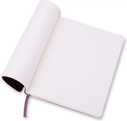 Notes Moleskine Classic XL Czarny w kratkę 19 x 25 cm 192 strony (9788883707247) - obraz 5