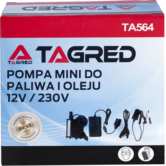 Pompa do spuszczania paliwa Tagred 12 V/230 V TA564 (5903293505007) - obraz 2
