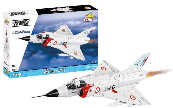 Конструктор Cobi Armed Forces Mirage III C 375 елементів 59309 (5902251059309) - Фото 1 Конструктор Cobi Armed Forces Mirage III C 375 елементів 59309 (5902251059309) - зображення 1