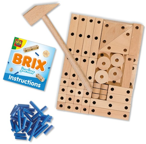 Дерев’яні кубики SES Creative Brix junior 14073 40731 (8710341140731) - зображення 2