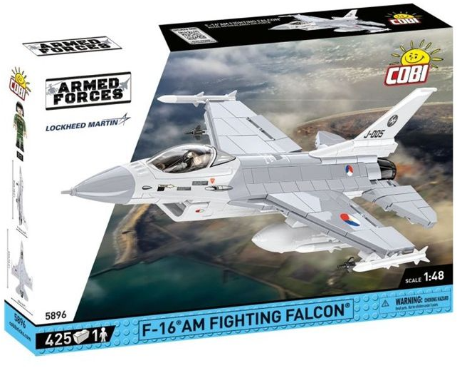 Конструктор Cobi Armed Forces F-16 AM Fighting Falcon 425 елементів 5896 (5902251058968) - Фото 1 Конструктор Cobi Armed Forces F-16 AM Fighting Falcon 425 елементів 5896 (5902251058968) - зображення 1