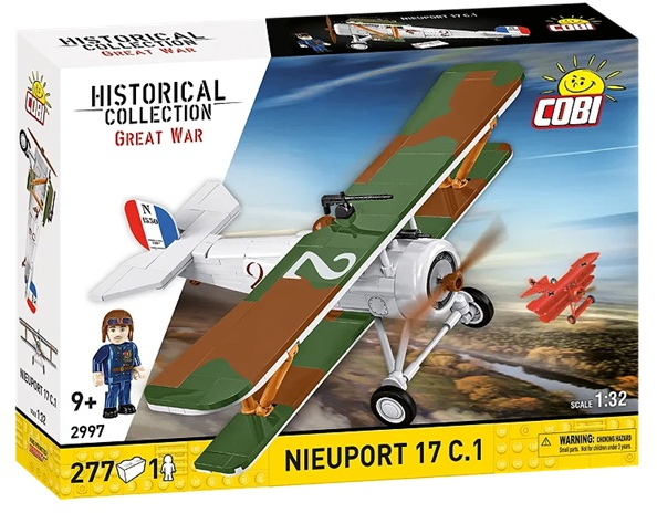 Конструктор Cobi HC Great War Nieuport 17 277 елементів 2997 (5902251029975) - Фото 1 Конструктор Cobi HC Great War Nieuport 17 277 елементів 2997 (5902251029975) - зображення 1