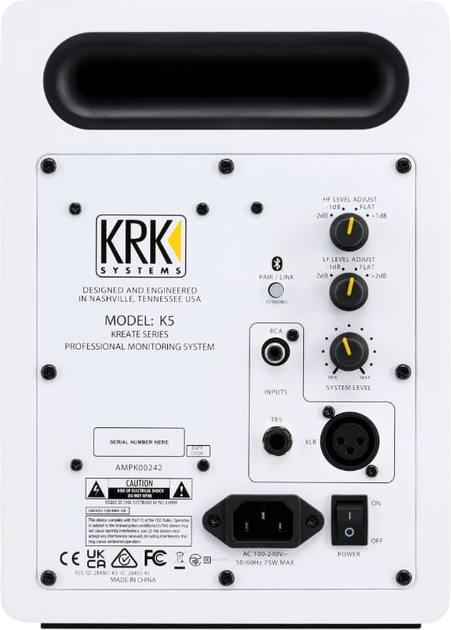 Studyjny monitor KRK Kreate 5 White (711106179971) - obraz 4