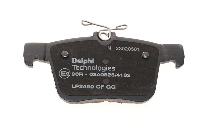 Колодки гальмові Delphi LP2490 Volkswagen Golf, Passat, Touran, T-Roc, EOS; Audi A3, TT, A8; Seat Leon; Skoda Superb, Karoq 5Q0698451C, 5QO698451C, 8V0698451 - зображення 2