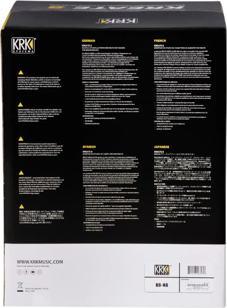 Studyjny monitor KRK Kreate 8 (711106168005) - Zdjęcie 10 Studyjny monitor KRK Kreate 8 (711106168005) - obraz 10