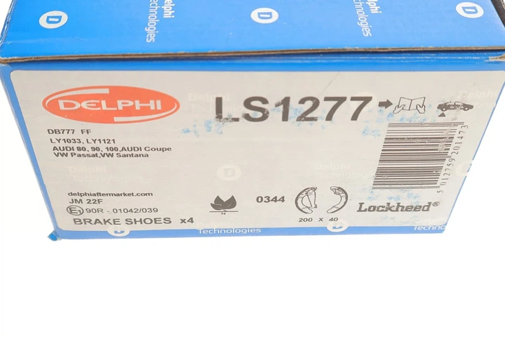 Колодки гальмові Delphi LS1277 Volkswagen Passat, Polo, Golf; Audi 80, 100; Seat Cordoba; Skoda Fabia 1H0698525V, 1H0698525X, 1HO698525V - зображення 8
