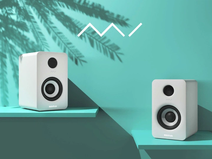 Monitory studyjne Midiplus MI3 II white z bluetooth (6974304440098) - obraz 3