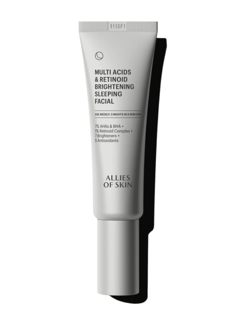 Allies of Skin Пілінг нічний мультикислотний з ретинолом Multi Acids & Retinoid Brightening Sleeping Facial 48 мл - зображення 4