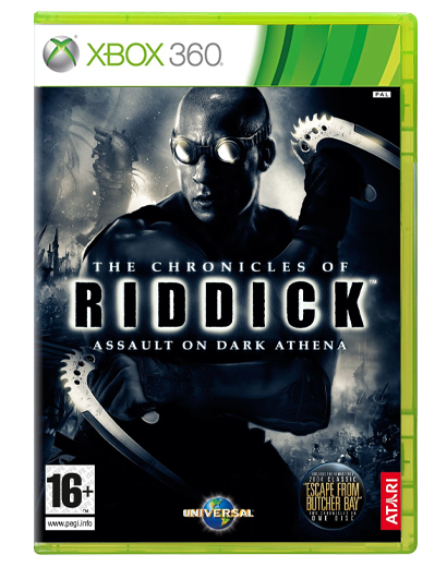 Гра Microsoft Xbox 360 The Chronicles of Riddick: Assault on Dark Athena Англійська Версія Б/У - Фото 1 Гра Microsoft Xbox 360 The Chronicles of Riddick: Assault on Dark Athena Англійська Версія Б/У - зображення 1