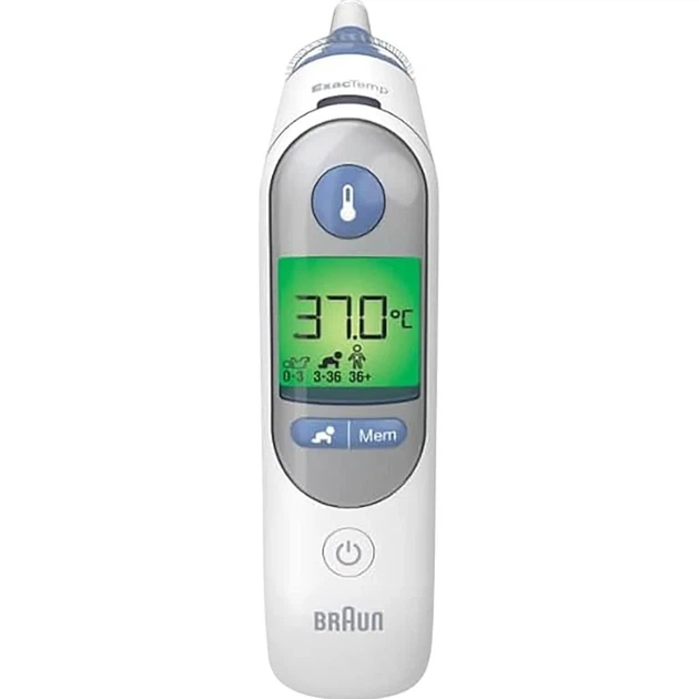 Ушной термометр Braun ThermoScan 7+I RT6525 Белый Б/ k1 - Б/У - Фото 2 Ушной термометр Braun ThermoScan 7+I RT6525 Белый Б/ k1 - Б/У - изображение 2