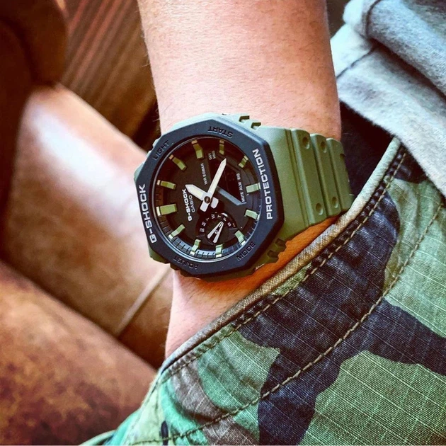Наручний годинник Casio GA-2110SU-3A - Фото 4 Наручний годинник Casio GA-2110SU-3A - зображення 4