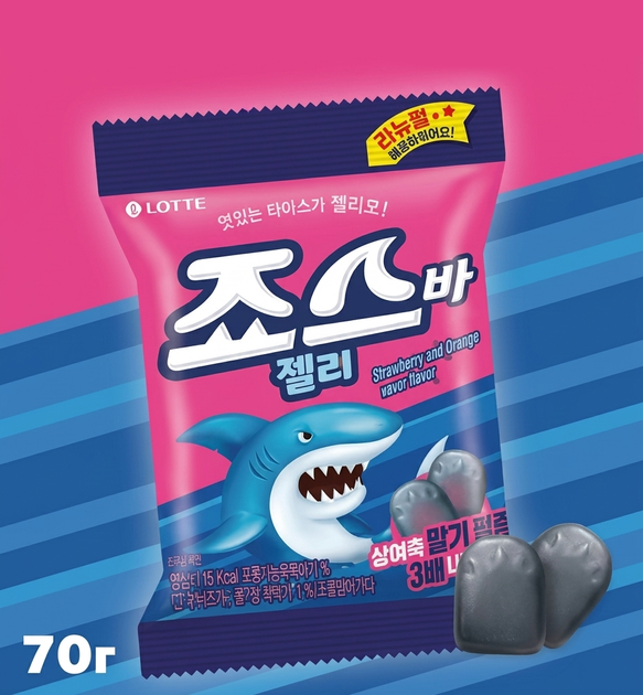 Желейные конфеты Lotte Korea Jellycious Gummy Fruit Jelly 70г - Фото 2 Желейные конфеты Lotte Korea Jellycious Gummy Fruit Jelly 70г - изображение 2