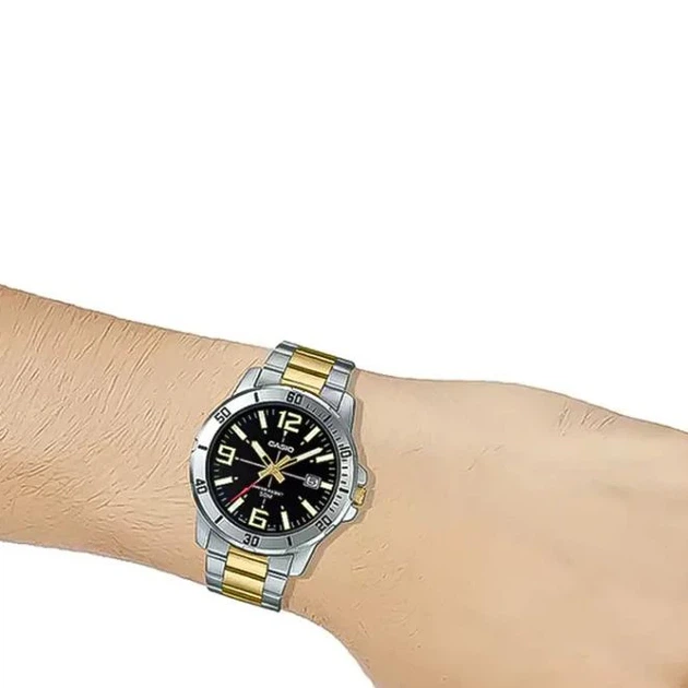 Наручний годинник Casio MTP-VD01SG-1B - Фото 3 Наручний годинник Casio MTP-VD01SG-1B - изображение 3