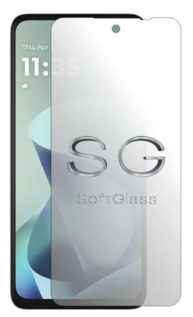 Пленка для Motorola G57 Power на экран износоустойчивая полиуретановая SoftGlass - Фото 1 Пленка для Motorola G57 Power на экран износоустойчивая полиуретановая SoftGlass - изображение 1