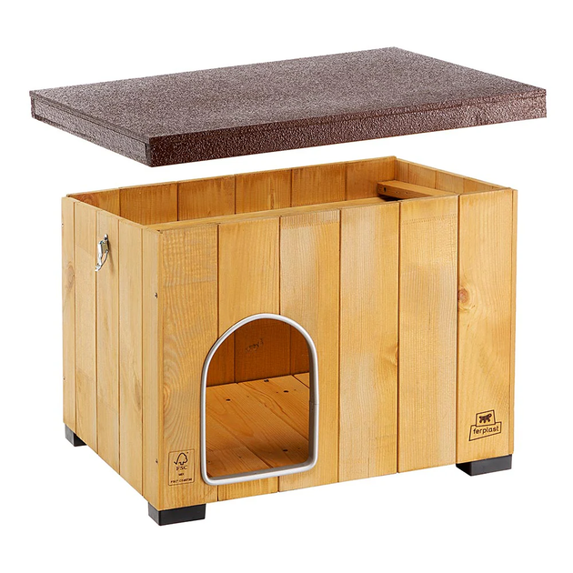 Будиночок для собак Ferplast Kennel Baita 50 56x46,5x41,5 см 87013000 - зображення 2