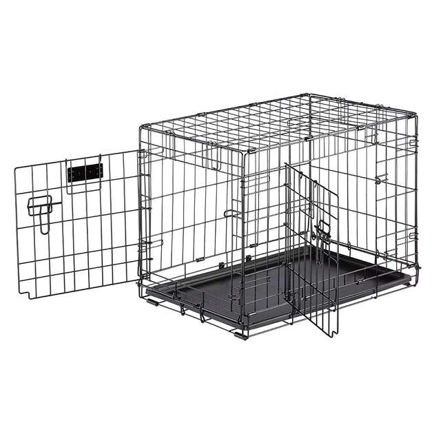 Вольєр для собак Ferplast Dog-Inn 60 чорний 64,1x44,7x49,2 см 73192017 - зображення 3