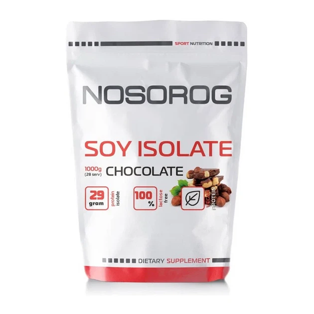 Соевый изолят протеина Soy Isolate NOSOROG, натуральный вкус, 1000 г - Фото 2 Соевый изолят протеина Soy Isolate NOSOROG, натуральный вкус, 1000 г - изображение 2