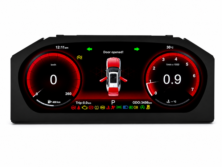 Цифрова LCD приборна панель BMW E60 E61 E63 E64 E70 E71 X5 X6 M5 M6 12.3” Virtual Cockpit CarPlay Android Auto - зображення 4
