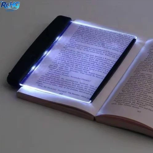 Портативний LED світильник для читання книг, світлодіодна книжкова лампа на батарейках AAA - зображення 5
