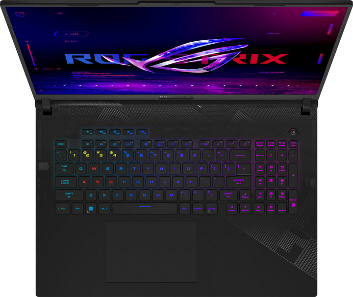Ігровий ноутбук Asus Rog Strix G18 G814FP / 18" (2560x1600) IPS / AMD Ryzen 9 9955HX (16 (32) ядер по 2.5 - 5.4 GHz) / 64 GB DDR5 / 1000 GB SSD M.2 / nVidia GeForce RTX 5070, 8 GB GDDR7, 128-bit / WebCam / Win 11 Home - зображення 6