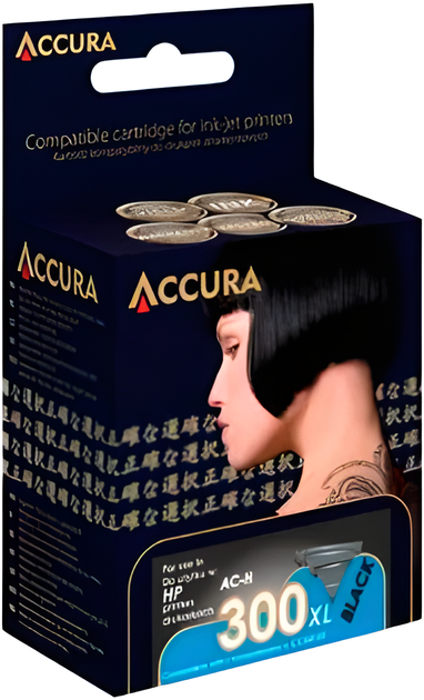 Tusz Accura 300XL do HP Black (CC641EE) - Zdjęcie 1 Tusz Accura 300XL do HP Black (CC641EE) - obraz 1