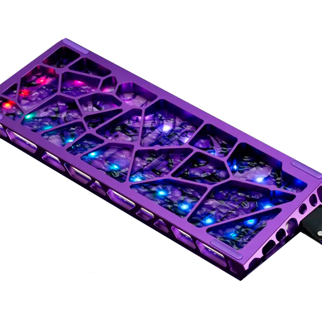Магнітна Ігрова Клавіатура Irok MG63 Metal 8K, Фіолетова – фото