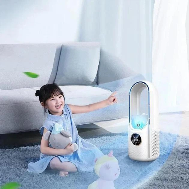 Мини-кондиционер с LED-подсветкой / Вентилятор с увлажнителем воздуха Air Multiplier - зображення 3
