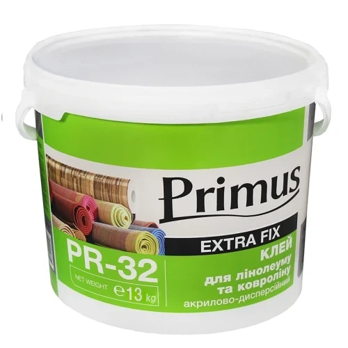 Клей для линолеума и ковролина PRIMUS PR-32 Примус универсальный для ПВХ покрытий 13 кг - Фото 3 Клей для линолеума и ковролина PRIMUS PR-32 Примус универсальный для ПВХ покрытий 13 кг - изображение 3