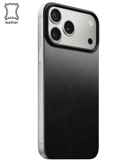 Кожаный чехол Nomad Magnetic Horween Black для iPhone 17 Pro Max - изображение 10