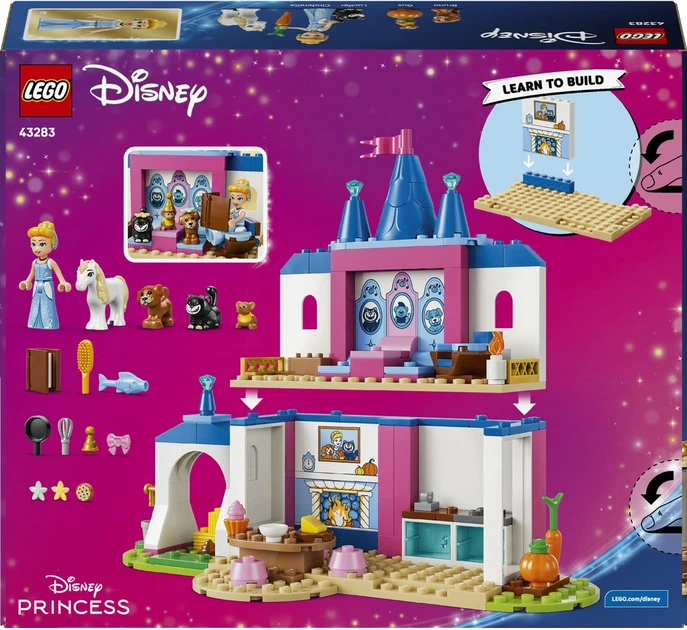 Конструктор LEGO Disney Princess Замок Золушки и её друзья‑животные 149 деталей (43283) - изображение 9