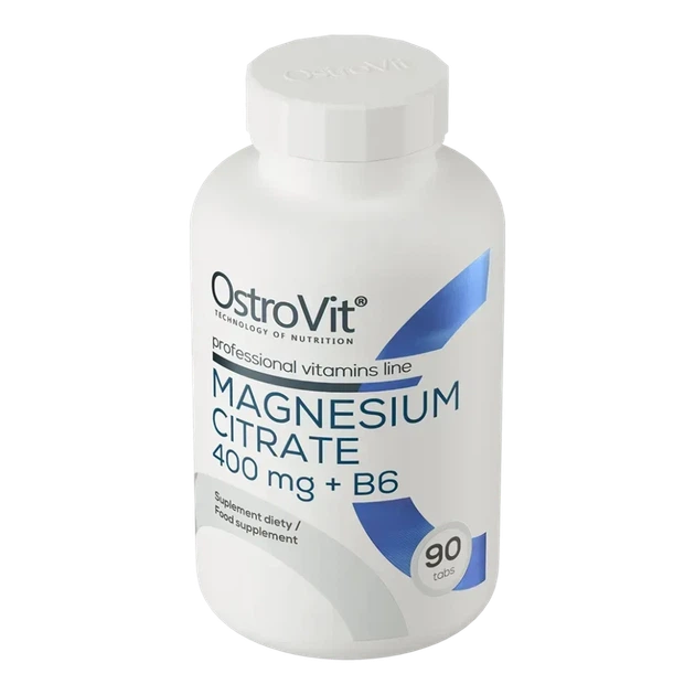 Магній Цитрат Ostrovit + B6 Magnesium Citrate 400 мг + B6 90 таблеток (OST-29516) - зображення 2