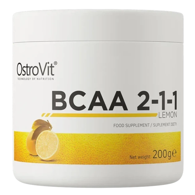 BCAA 2:1:1 Ostrovit лимон 200 г (OST-11342) - Фото 1 BCAA 2:1:1 Ostrovit лимон 200 г (OST-11342) - зображення 1