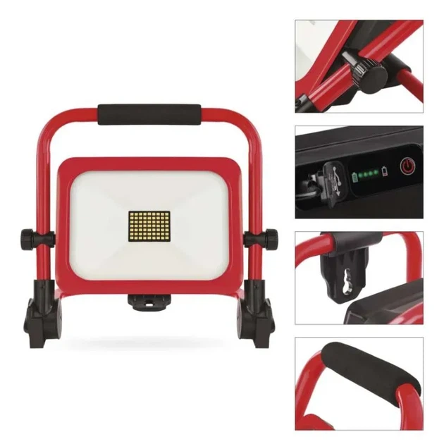 Прожектор с аккумулятором Emos ZS2833 50W 4950Lm 6500K Li-Ion 15000mAh IP54 - изображение 10