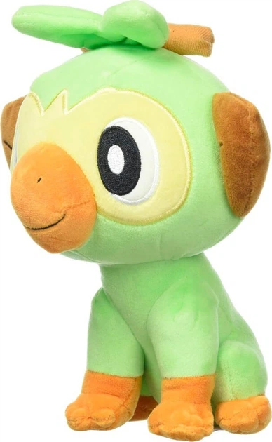 М'яка іграшка Jazwares Pokemon Grookey 20 см 98056-111021-WH (889933980562) - зображення 3