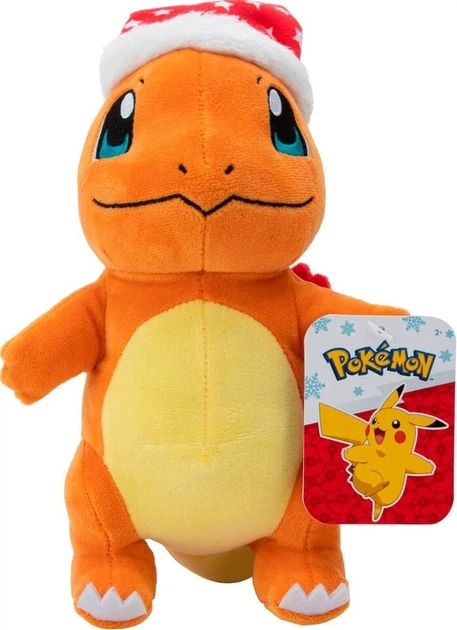 М'яка іграшка Jazwares Pokemon Christmas Charmander 20 см PKW3103 (191726481836) - Фото 1 М'яка іграшка Jazwares Pokemon Christmas Charmander 20 см PKW3103 (191726481836) - зображення 1