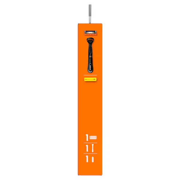 Станок для бритья (бритва) Gillette Fusion5 Power 5 лезвий (1 ручка + 1 сменный картридж + 1 батарейка) - изображение 8