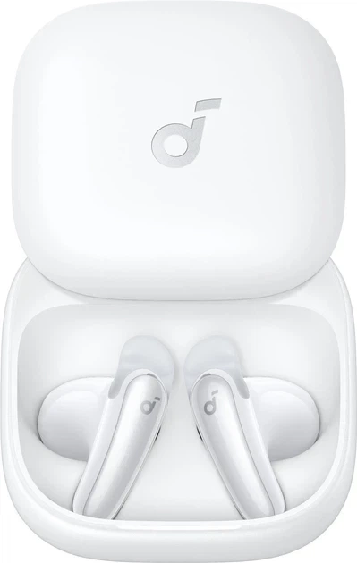 Беспроводные наушники Anker Soundcore Liberty Buds, Bluetooth 6.1, ANC 3.0, Hi-Res LDAC, IP55, 30H, Multipoint, Білий - зображення 6