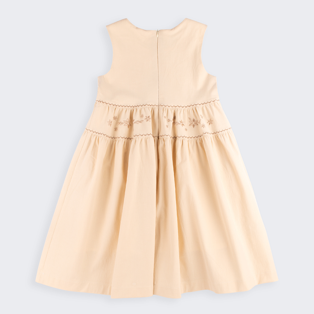 Подростковое летнее платье для девочки Bembi PL449-200 146 см Молочное (14449027768.200) - изображение 4