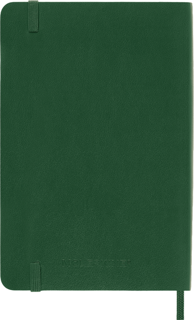 Notes Moleskine Classic Zielony w linie 9 x 14 cm 192 strony (8058647629148) - obraz 2