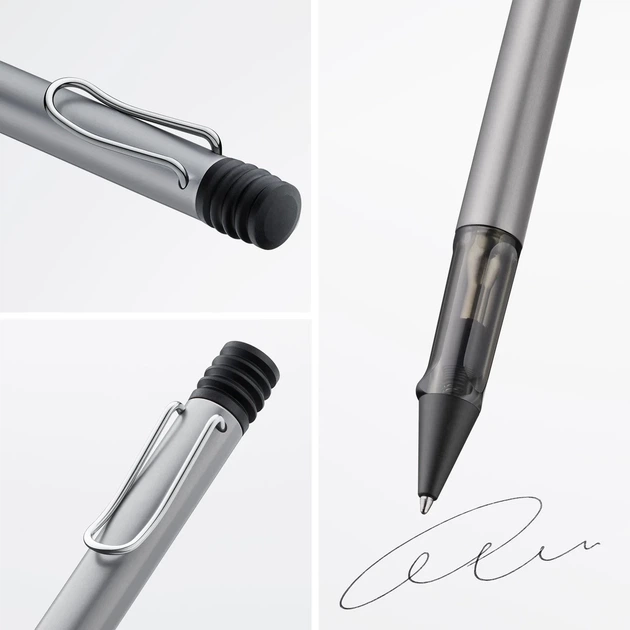 Ручка кулькова LAMY AL-star графітова M16 чорний стрижень (4000914) - Фото 4 Ручка кулькова LAMY AL-star графітова M16 чорний стрижень (4000914) - зображення 4